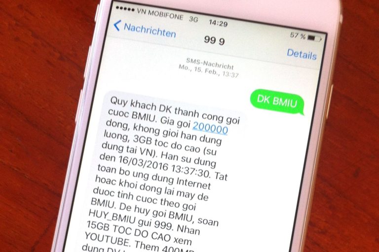 SIM Karte und mobile Internet in Vietnam