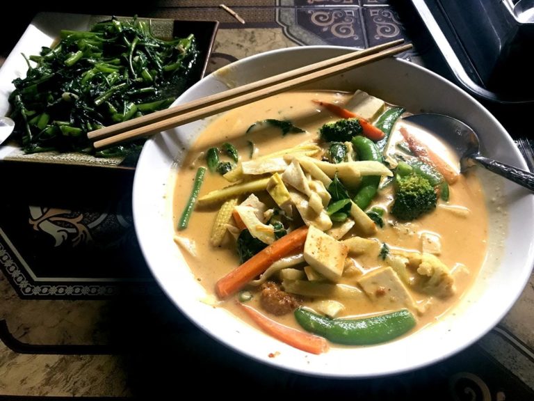 Chang Mai gute vegetarische Restaurants: Kanjana; Reisetipps Thailand
