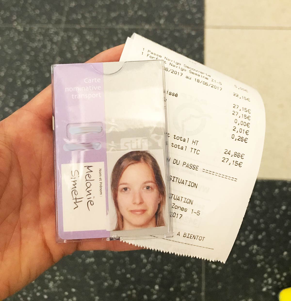 Staedtereise nach Paris: Navigo Decouverte