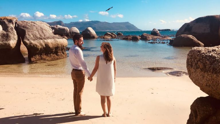 Hochzeit in Kapstadt am Boulders Beach