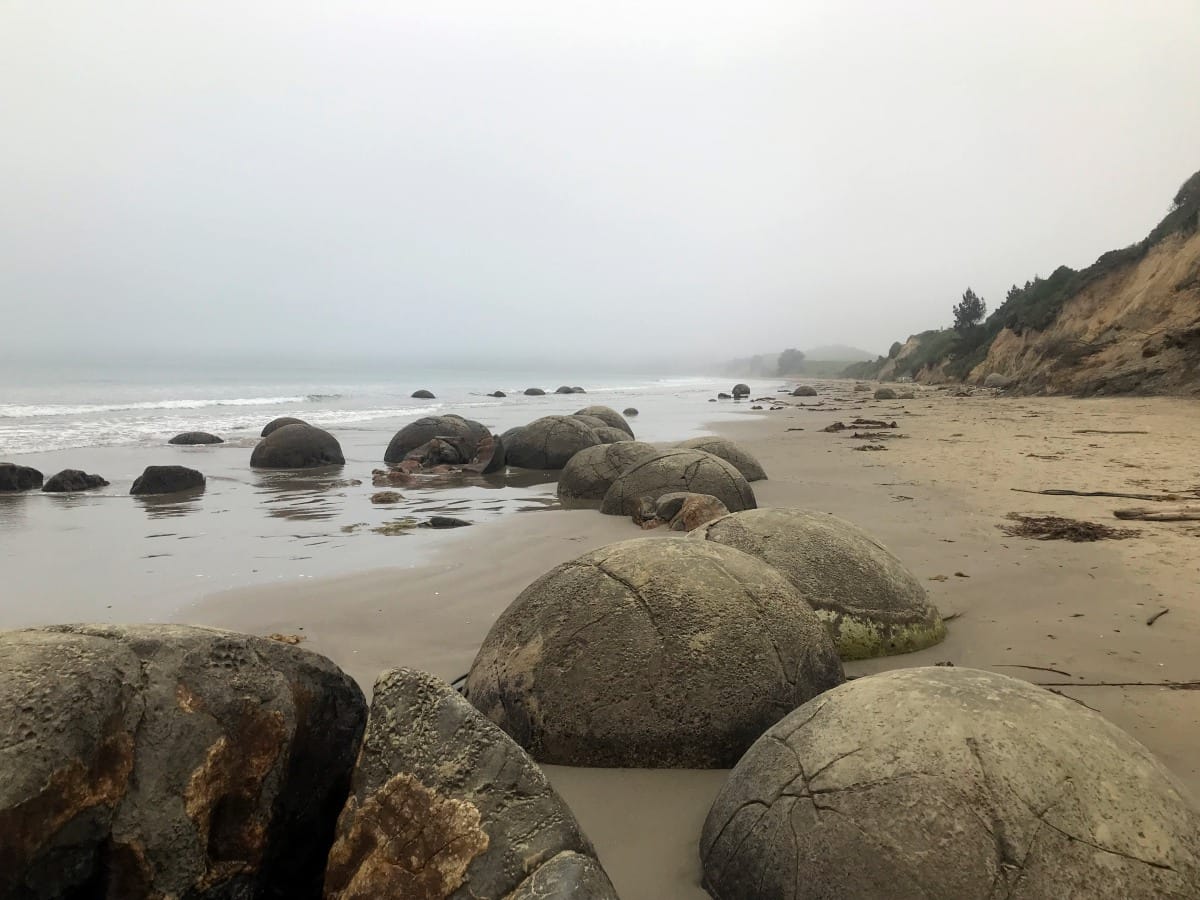 Roadtrip durch Neuseelands Südinsel: Moeraki Boulders