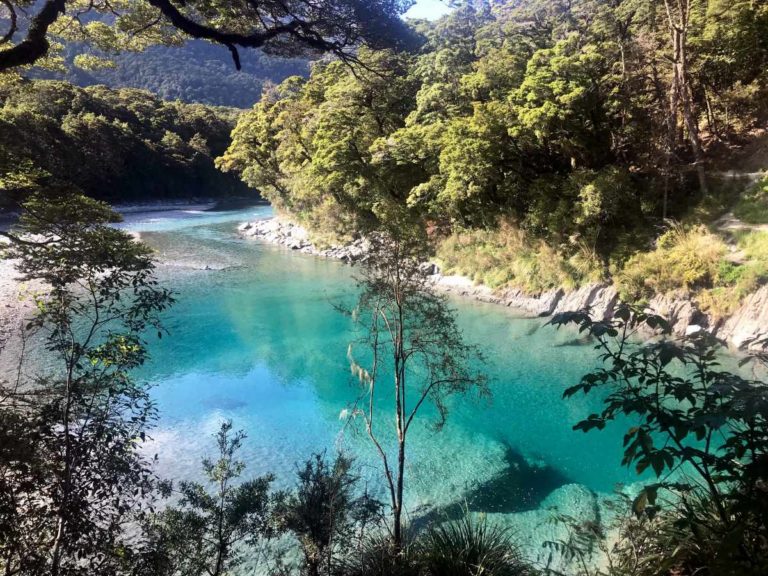Roadtrip Neuseeland Südinsel: Blue Pools Walk