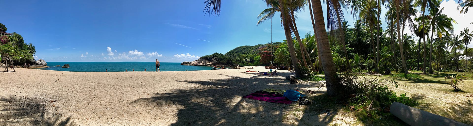 Kieselstrand Haad Than Sadet auf Koh Phangan