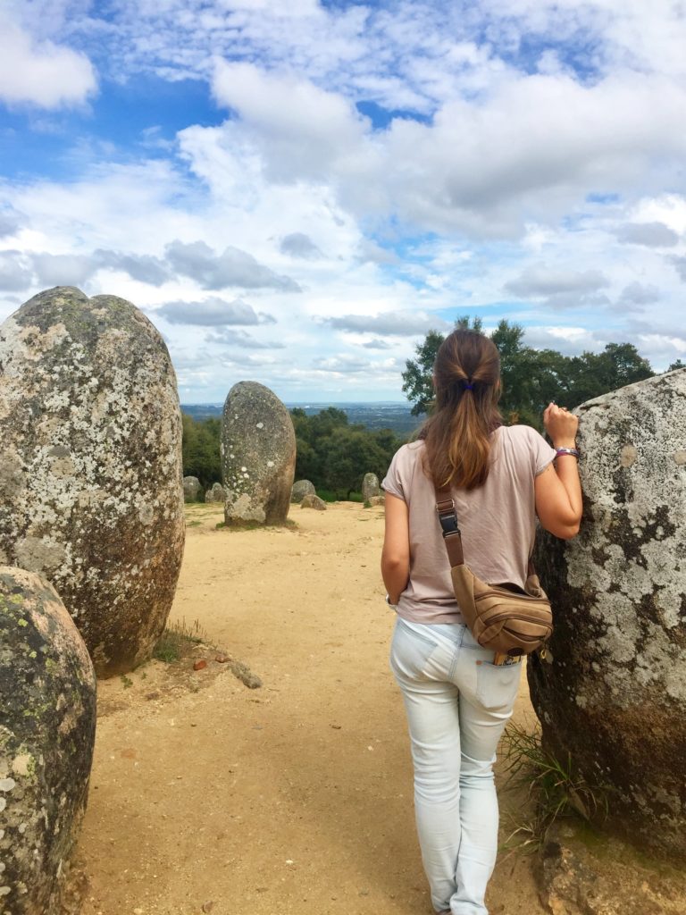 Megalithen bei Evora, Portugal