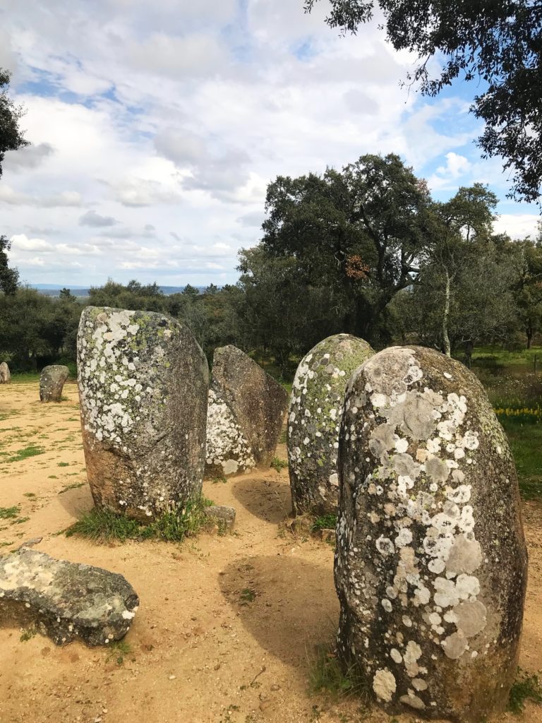 Megalithen bei Evora, Portugal