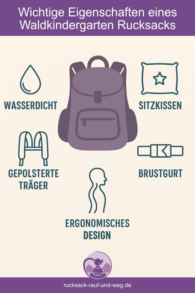 Eigenschaften eines Waldkindergarten Rucksacks