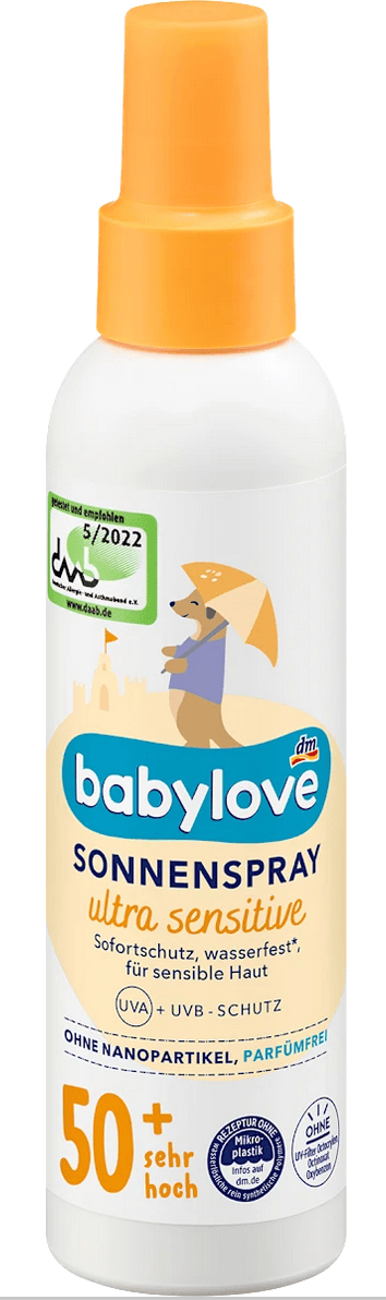 Babylove Sonnenspray sensitive LSF 50+, 150 ml
